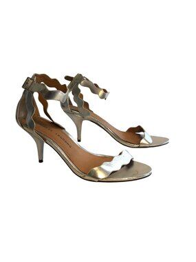 CHINESE LAUNDRY- SILVER WOMEN'S HEELS SIZE 9